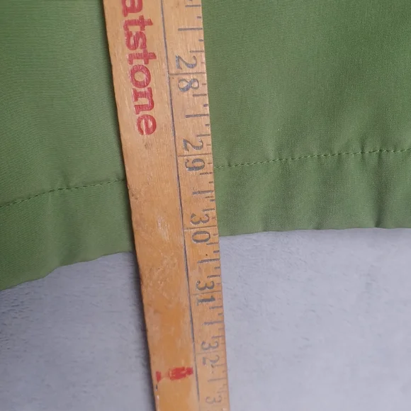 Liz Claiborne Green Utility Jacket with Tan Trim - Picture 10 of 13